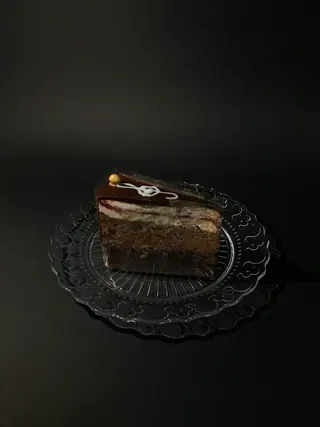 Málnás Cirfándlis Csokoládé tortaszelet